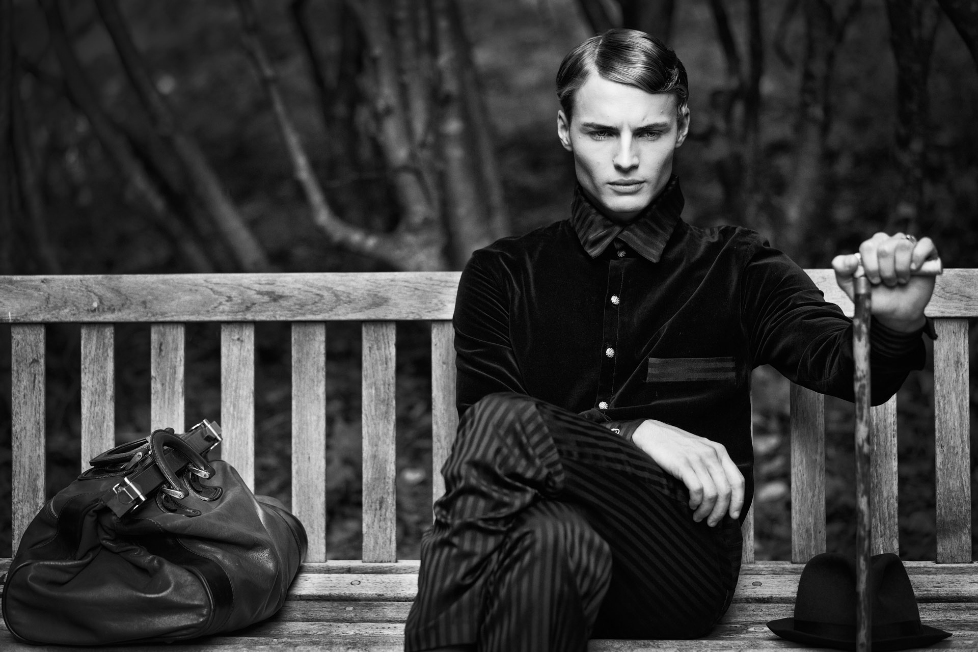 modell Fredrik outfit från Wendy Wheiman i äkta Gatsby style